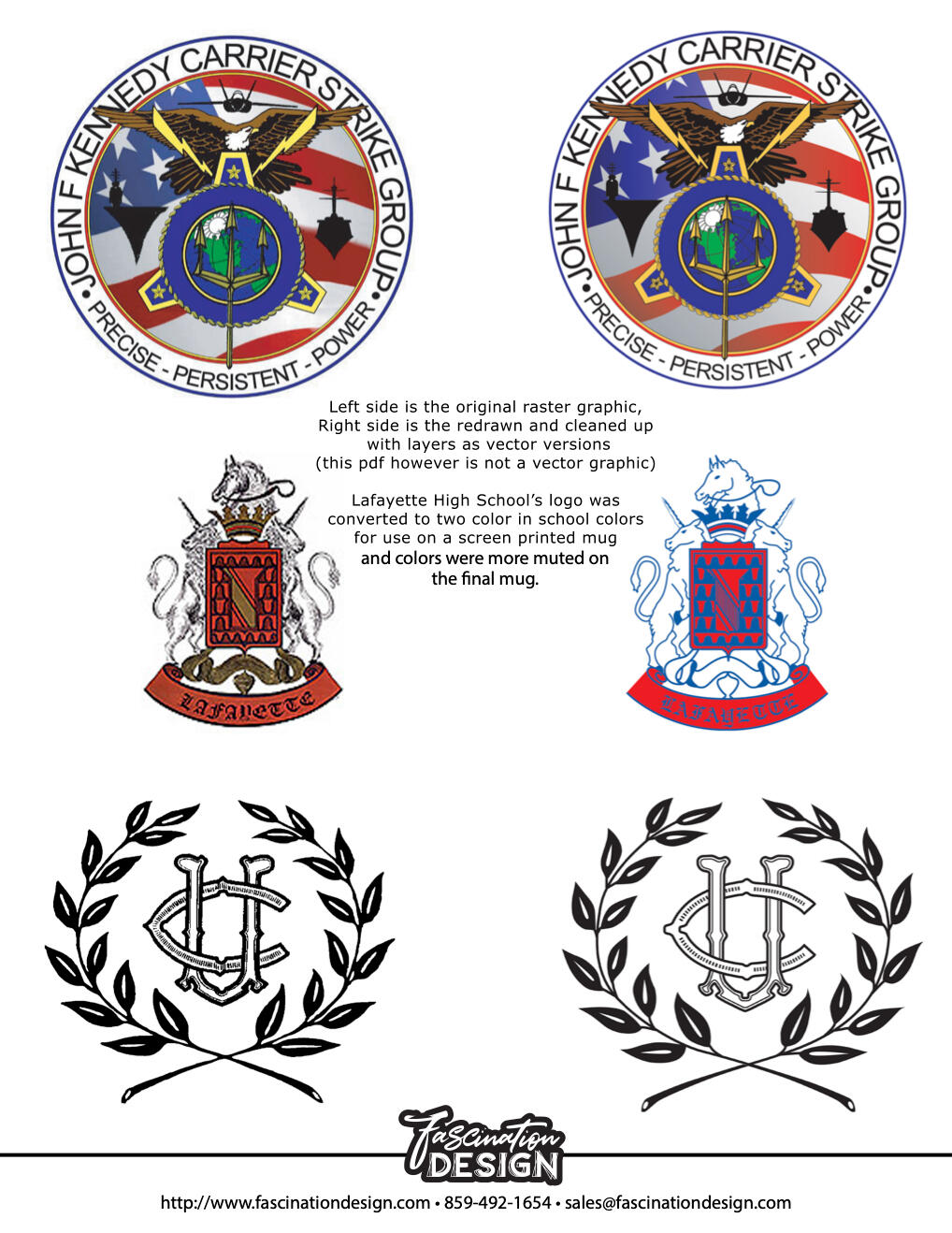 Various Vector to Raster Designs